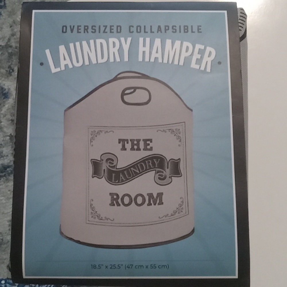 Laundry Hamper - Oversized Collapsible. NWT
